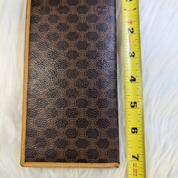 ❤️ CELINE Wallet Bifold Macadam Vintage Leather Coated Canvas ❤️ - Picture 12 of 13